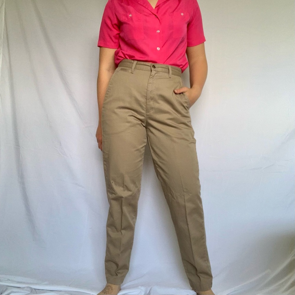 Dockers Women's High-Waisted Khaki Pant Slacks